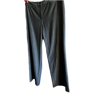 J Jill Pants Womens 18W Gray Stretch Dress Wide Leg Trousers Career Work